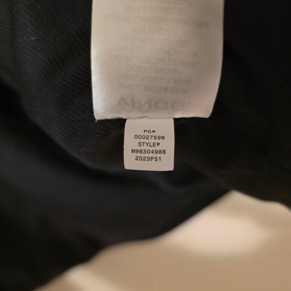 Vince Cozy Wool Quilted Puffer Jacket Navy XL Heavyweight Luxury - Picture 15 of 15